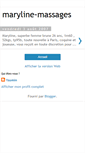 Mobile Screenshot of maryline-massages.blogspot.com