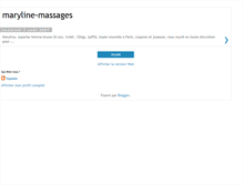 Tablet Screenshot of maryline-massages.blogspot.com
