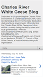 Mobile Screenshot of charlesriverwhitegeeseblog.blogspot.com