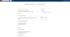 Desktop Screenshot of nepaleseinhalifax.blogspot.com