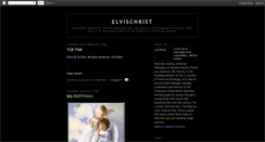 Desktop Screenshot of elvischrist.blogspot.com