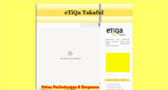 Desktop Screenshot of etiqa-takaful4u.blogspot.com