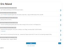Tablet Screenshot of ericroland.blogspot.com