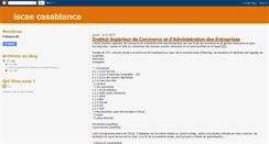 Desktop Screenshot of iscaecasablanca.blogspot.com