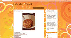 Desktop Screenshot of lookwhaticooked.blogspot.com