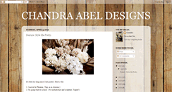Desktop Screenshot of chandraabeldesigns.blogspot.com