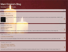 Tablet Screenshot of maniempire.blogspot.com