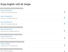 Tablet Screenshot of enjoyenglishwithmrsergio.blogspot.com