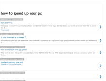 Tablet Screenshot of how-tospeedupyourpc.blogspot.com