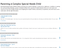 Tablet Screenshot of parentingacomplexchild.blogspot.com