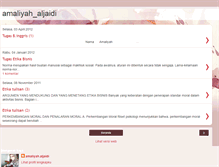 Tablet Screenshot of amaliyahaljaidi.blogspot.com