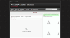 Desktop Screenshot of one-nodame.blogspot.com