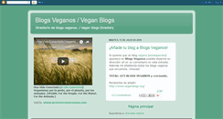 Desktop Screenshot of blogsveganos.blogspot.com