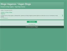 Tablet Screenshot of blogsveganos.blogspot.com