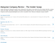 Tablet Screenshot of malaysian-company.blogspot.com
