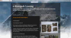 Desktop Screenshot of e-keropoklosong.blogspot.com