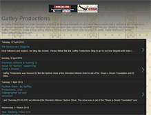 Tablet Screenshot of gaffeyproductions.blogspot.com