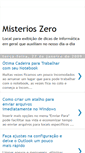 Mobile Screenshot of misterioszero.blogspot.com
