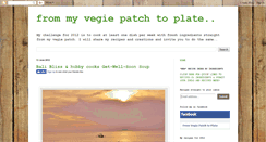 Desktop Screenshot of myvegiepatch.blogspot.com