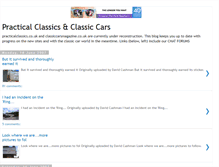 Tablet Screenshot of practicalclassiccars.blogspot.com