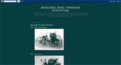 Desktop Screenshot of mercedes-evolution.blogspot.com