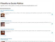 Tablet Screenshot of filosofianaescolapublica.blogspot.com