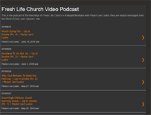 Tablet Screenshot of freshlifechurch.blogspot.com