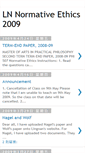 Mobile Screenshot of ethics2009.blogspot.com
