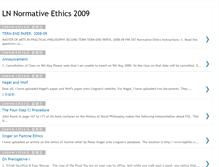 Tablet Screenshot of ethics2009.blogspot.com