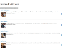 Tablet Screenshot of blendedwithlove.blogspot.com