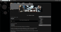 Desktop Screenshot of coffeeandmetal.blogspot.com