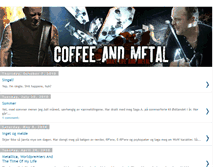 Tablet Screenshot of coffeeandmetal.blogspot.com