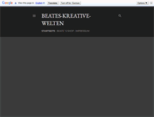 Tablet Screenshot of beates-kreative-welten.blogspot.com