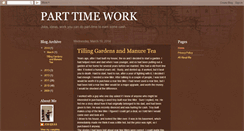 Desktop Screenshot of parttimeworkideas.blogspot.com