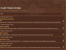 Tablet Screenshot of parttimeworkideas.blogspot.com