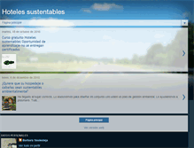 Tablet Screenshot of hotelesustentables.blogspot.com