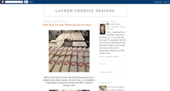 Desktop Screenshot of laurenchericedesigns.blogspot.com