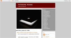 Desktop Screenshot of colunistapirata.blogspot.com