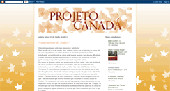 Desktop Screenshot of canadaprojeto.blogspot.com