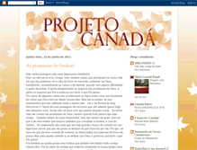 Tablet Screenshot of canadaprojeto.blogspot.com