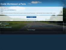 Tablet Screenshot of ecolemontessoriparis.blogspot.com