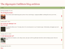 Tablet Screenshot of algonquinoutfitters.blogspot.com