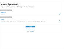 Tablet Screenshot of aknoul-igzennayen.blogspot.com