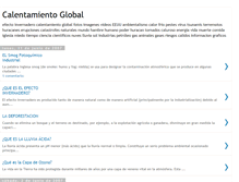 Tablet Screenshot of calentamiento-global-pro.blogspot.com