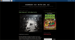 Desktop Screenshot of horror101withdrac.blogspot.com