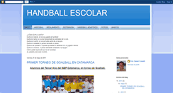 Desktop Screenshot of handballescolar.blogspot.com