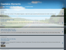 Tablet Screenshot of daedalosmemento.blogspot.com