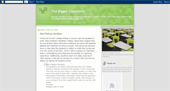 Desktop Screenshot of biggerclassroom.blogspot.com