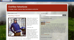 Desktop Screenshot of ecohikeradventures.blogspot.com
