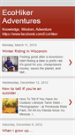 Mobile Screenshot of ecohikeradventures.blogspot.com
